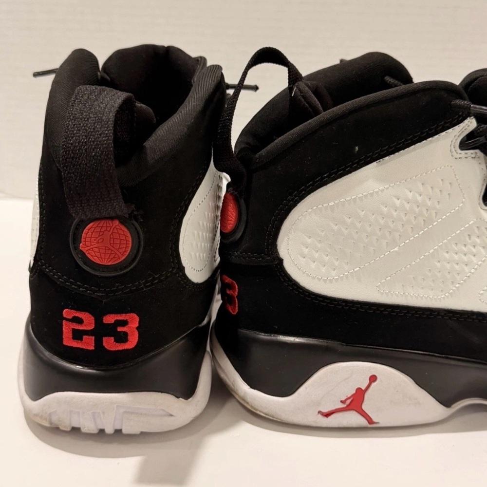 Jordan Kids Black/White/Red Basketball Sneakers
